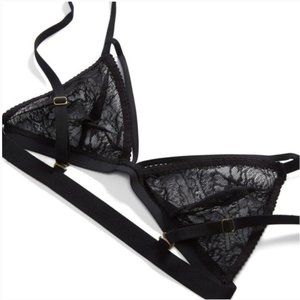 Cosabella Bucktown Lace Triangle Bralette Med. 34